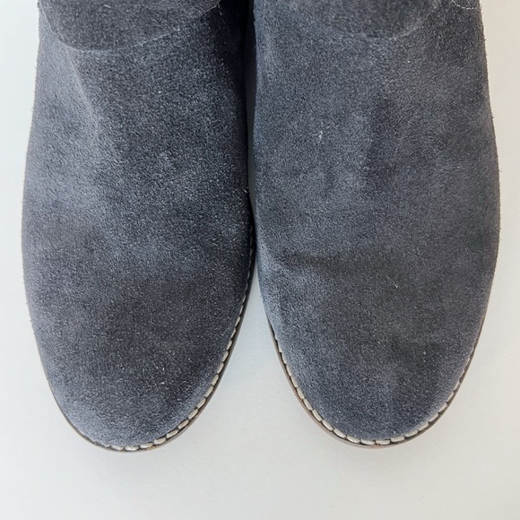 ✖️SOLD✖️•DOLCE VITA• Anthro Gray Suede Presley Moto Ankle Boot - Picture 6 of 12